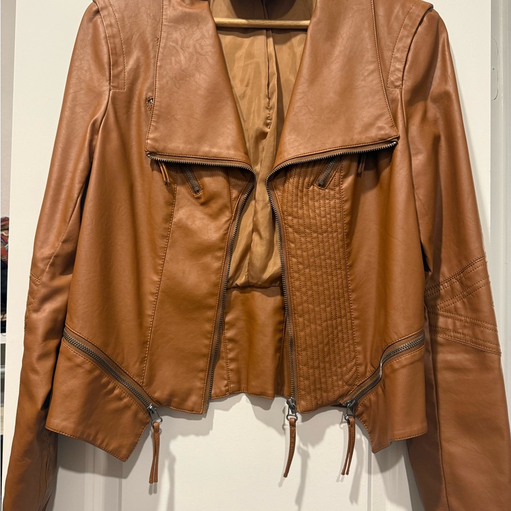 Lulu's Tan Leather Jacket